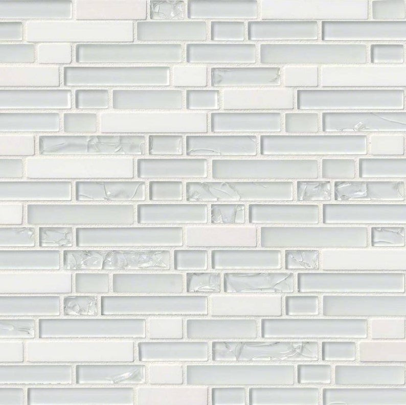 MSI Backsplash and Wall Tile Delano Blanco Mosaic Tile 6mm 12" x 12"