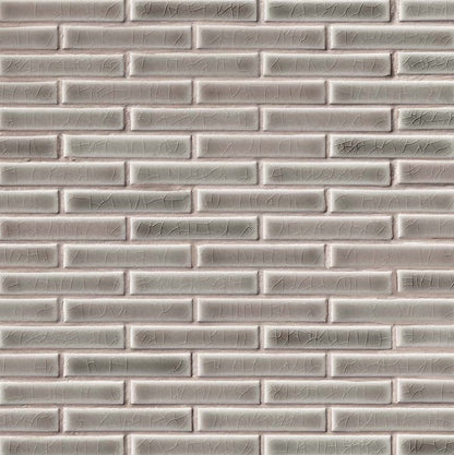 MSI Backsplash and Wall Tile Dove Gray Brick Pattern Glossy 12" x 12" 8mm