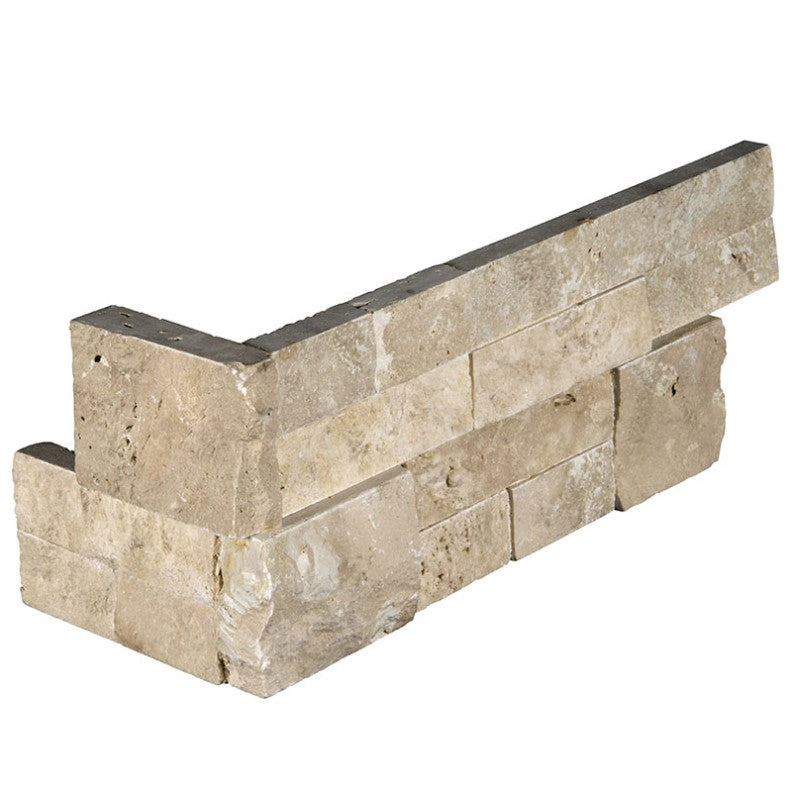 MSI Hardscaping Durango Cream Stacked Stone Edge Panel 6" x 12"