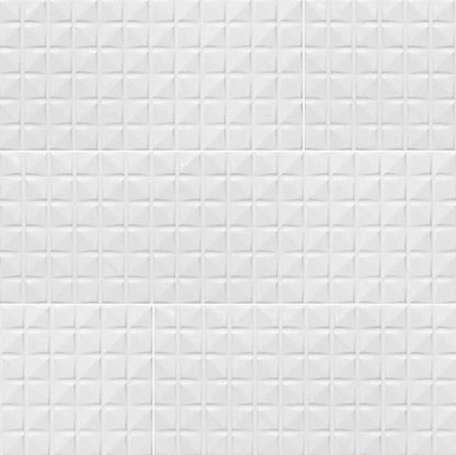 MSI Backsplash and Wall Tile Dymo Chex White Tile Glossy 12" x 36"