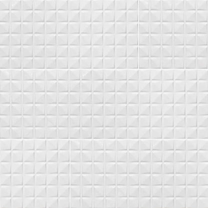 MSI Backsplash and Wall Tile Dymo Chex White Tile Glossy 12" x 36"