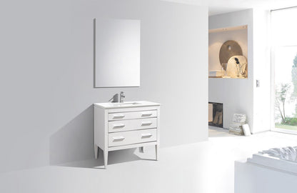 Kube Bath Eiffel Vanity Collection Single Sink and Double Sink