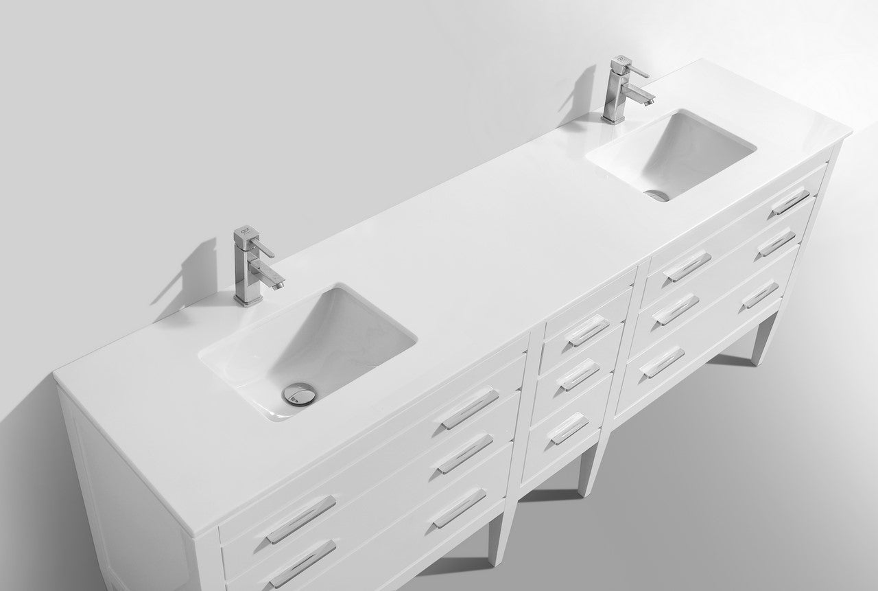 Kube Bath Eiffel Vanity Collection Single Sink and Double Sink