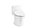 Kohler Veil One-piece Elongated Dual-flush Toilet With Skirted Trapway and Concealed Cords