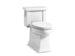 Kohler Tresham Comfort Height One-piece Compact Elongated 1.28 GPF Chair Height Toilet With Quiet-close Seat