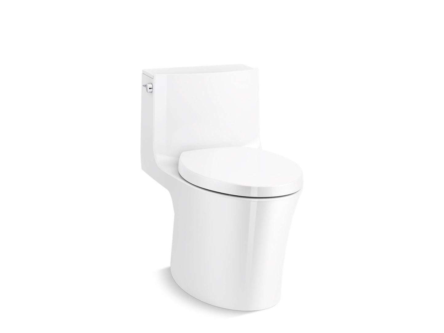 Kohler Veil One-piece Elongated Dual-flush Toilet With Skirted Trapway