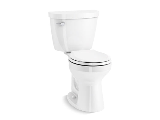 Kohler Cimarron Comfort Height Two-piece Round-front 1.28 Gpf Toilet With Revolution 360 and Continuous Clean Technologies