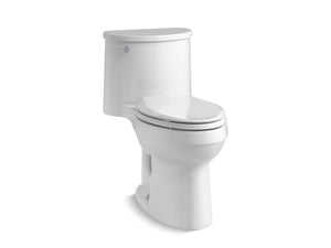 Kohler Adair Comfort Height One-piece Elongated 1.28 GPF Chair-height Toilet With Quiet-close Seat