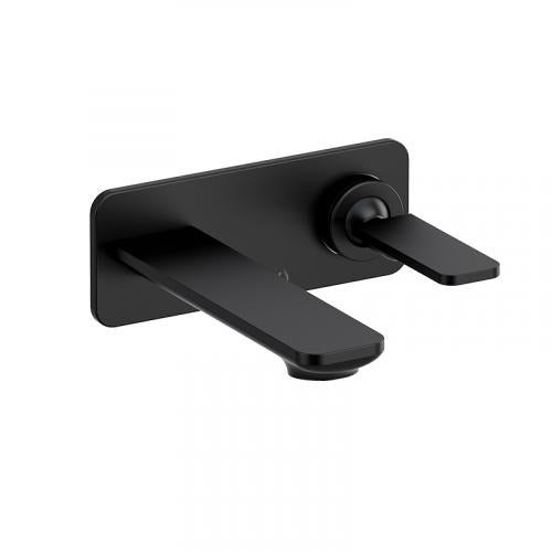 Riobel Equinox Modern Wall Mount Lavatory Faucet- Black