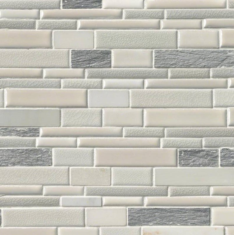 MSI Backsplash and Wall Tile Everest Interlocking Pattern Mosaic Tile 12" x 12" 8mm