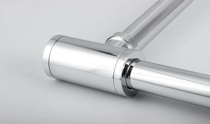 Kube Bath Space Saving P-trap in Chrome Finish