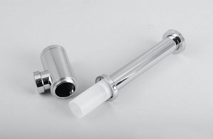 Kube Bath Space Saving P-trap in Chrome Finish