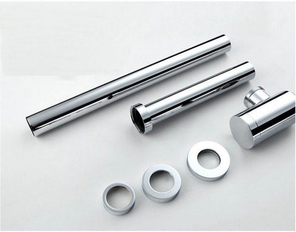 Kube Bath Space Saving P-trap in Chrome Finish