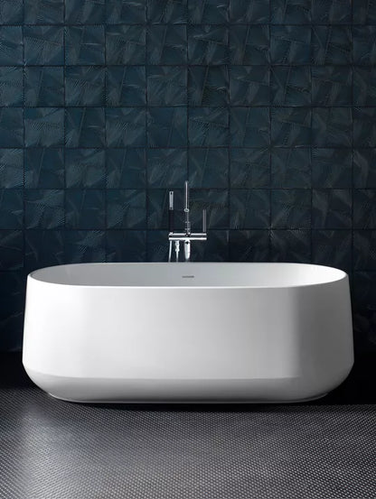 Kohler Ceric 60" X 29" Freestanding Bath With Center Toe-tap Drain