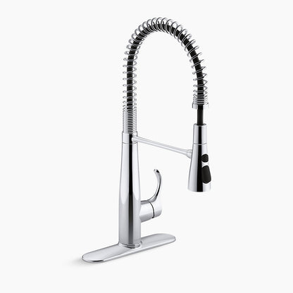Kohler Simplice Semi-professional Kitchen Sink Faucet With Three-function Sprayhead