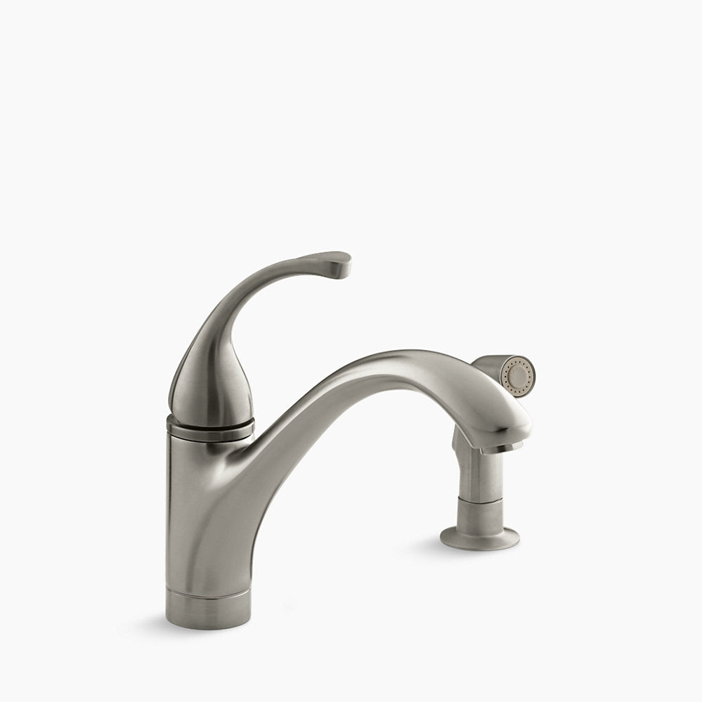 Kohler Forté 2-hole Kitchen Sink Faucet With 9-1/16" Spout, Matching Finish Sidespray