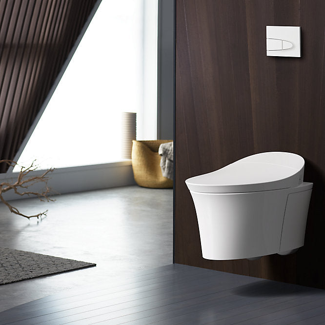 Kohler - Veil Wall-hung Compact Elongated Intelligent Toilet, Dual Flush