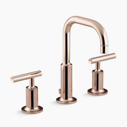 Kohler Purist Widespread Bathroom Sink Faucet With Lever Handles, 1.2 Gpm