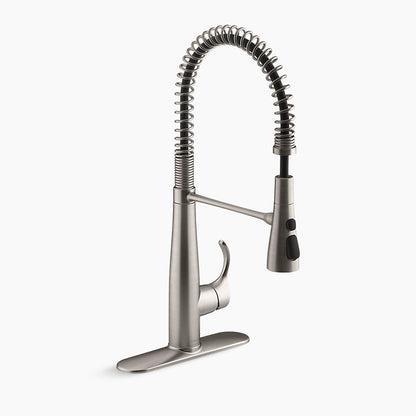 Kohler Simplice Semi-professional Kitchen Sink Faucet With Three-function Sprayhead