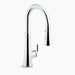 Kohler Tone Touchless Pull-down Kitchen Sink Faucet With Kohler Konnect and Three-function Sprayhead