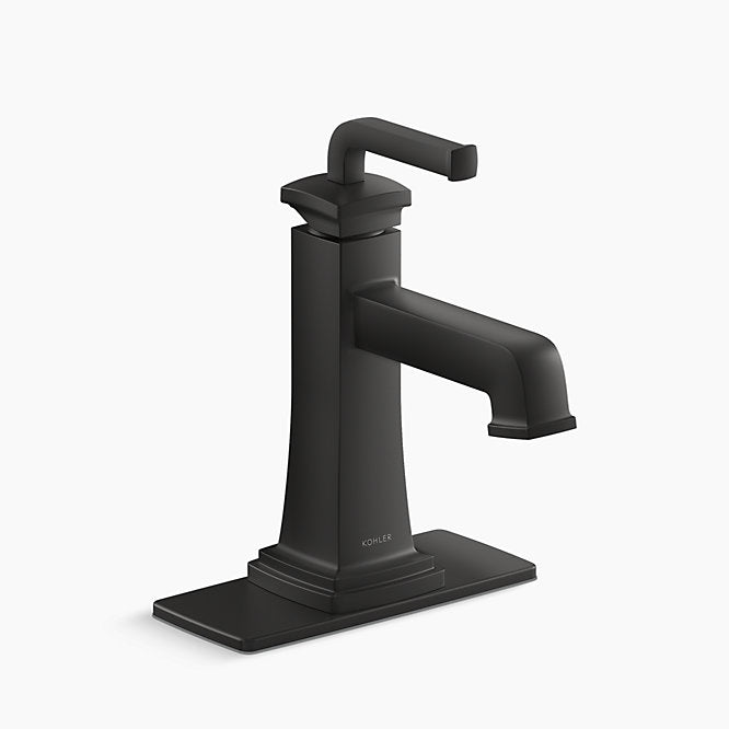 Kohler - Riff Single-handle Bathroom Sink Faucet, 1.2 gpm - Matte Black