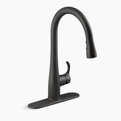Kohler Simplice Touchless Pull-down Kitchen Sink Faucet With Three-function Sprayhead