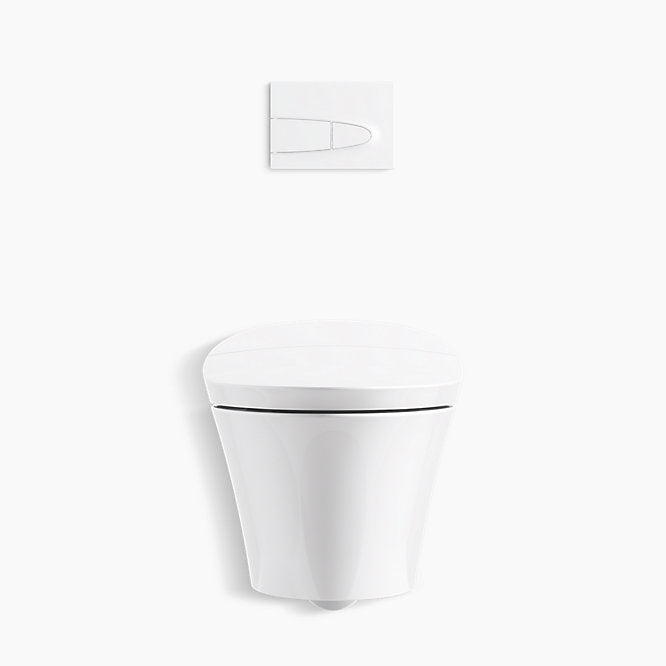 Kohler - Veil Wall-hung Compact Elongated Intelligent Toilet, Dual Flush