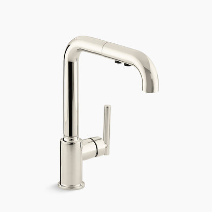 Kohler Purist Pull-out Kitchen Sink Faucet With Three-function Sprayhead