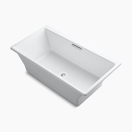 Kohler - Rêve 66-15/16" X 36" Freestanding Bath With Brilliant Blanc Base