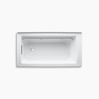 Kohler Archer 60" X 32" Alcove Whirlpool Bath, Left Drain