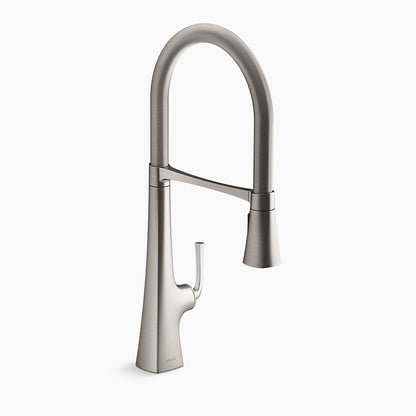 Kohler Graze Semi-professional Kitchen Sink Faucet With Three-function Sprayhead