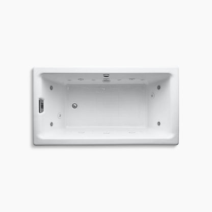 Kohler - Tea-for-two 66" X 36" Drop-in Effervescence Whirlpool Bath With Spa Package