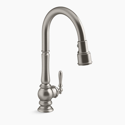 Kohler Artifacts Touchless Pull-down Kitchen Sink Faucet With Three-function Sprayhead