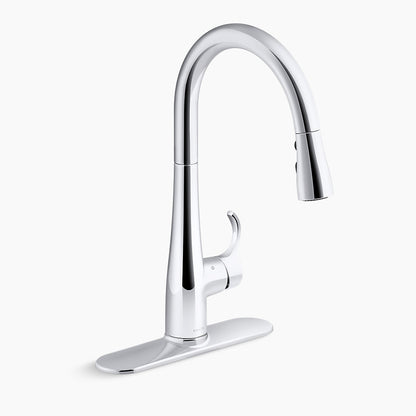 Kohler Simplice Touchless Pull-down Kitchen Sink Faucet With Three-function Sprayhead
