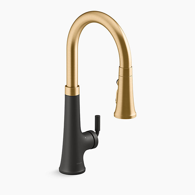 Kohler - Tone Touchless Pull-down Kitchen Sink Faucet With Three-function Sprayhead