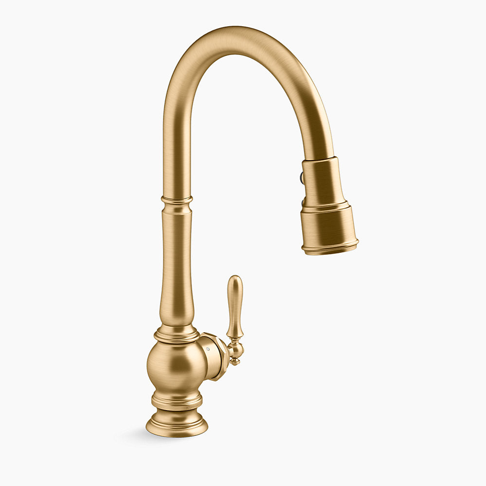 Kohler Artifacts Touchless Pull-down Kitchen Sink Faucet With Three-function Sprayhead