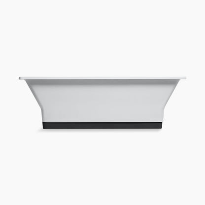 Kohler Rêve 66-15/16" X 31-1/2" Freestanding Bath With Float Installation and Brilliant Ash Base Without Jet Trim