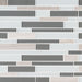 MSI Backsplash and Wall Tile Gray Cliff Interlocking Glass Mosaic Tile 4mm