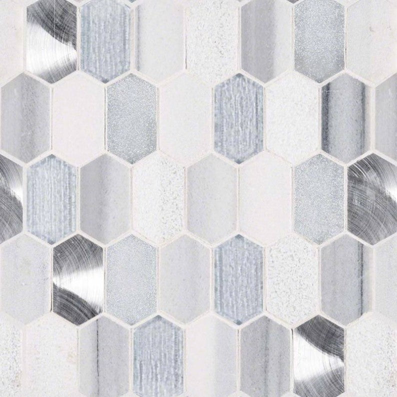 MSI Backsplash and Wall Tile Harlow Picket 8mm 12" x 12"