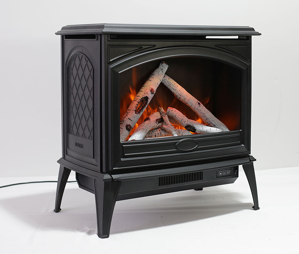 Sierra Flame the Cast Iron E-70 Free Stand Electric Fireplace