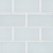 MSI Backsplash and Wall Tile Ice Subway Glass Tile 3