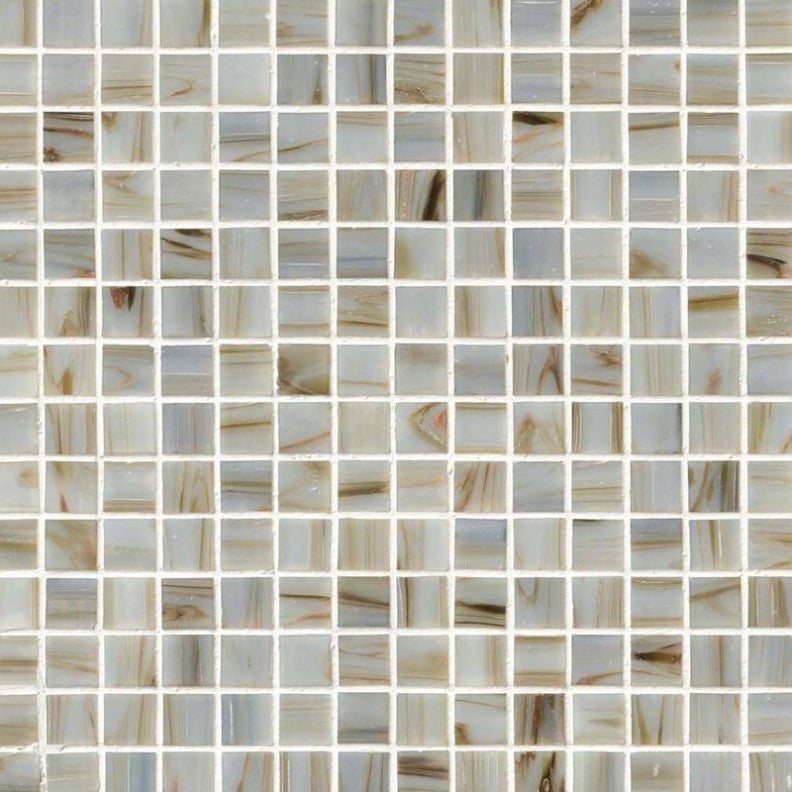MSI Backsplash and Wall Tile Iridescent Ivory Glass Tile 12" x 12"
