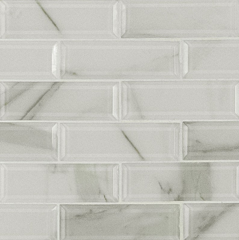 MSI Backsplash and Wall Tile Ivory Amber Beveled Subway Tile 8mm