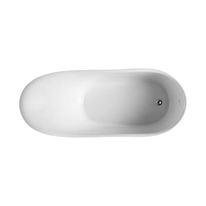 Kube Bath Victorian 68" x 28.8" x 31.3" Free Standing Bathtub
