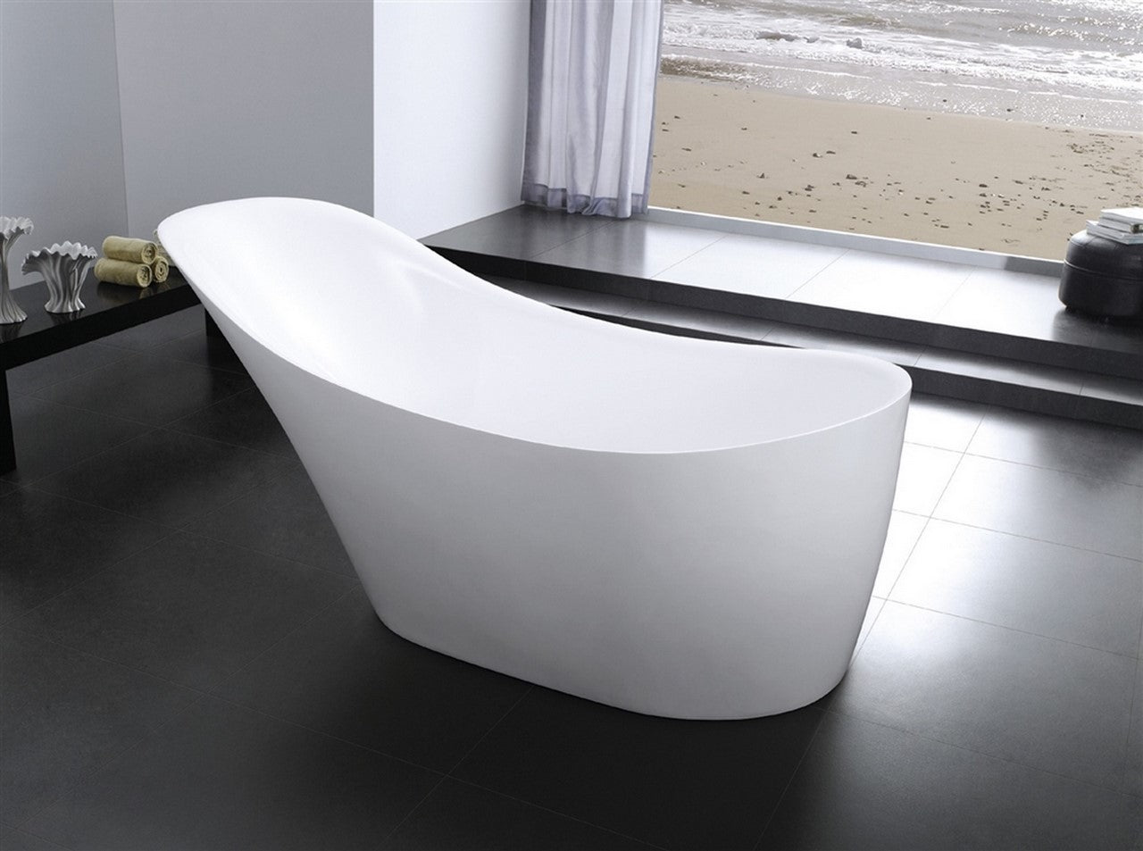 Kube Bath Victorian 68" x 28.8" x 31.3" Free Standing Bathtub