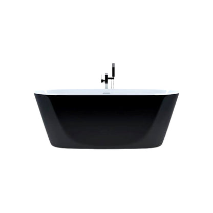 Kube Bath Ovale 66.2" x 31.6" x 22.5" Free Standing Bathtub