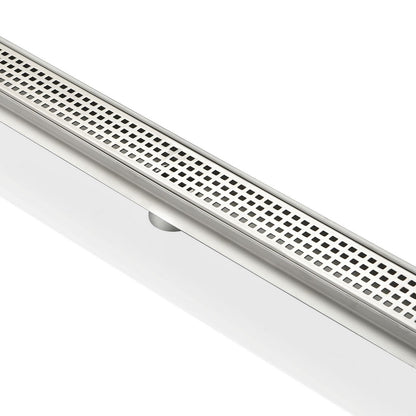 Kube Bath 36" Stainless Steel Pixel Grate Shower Drain