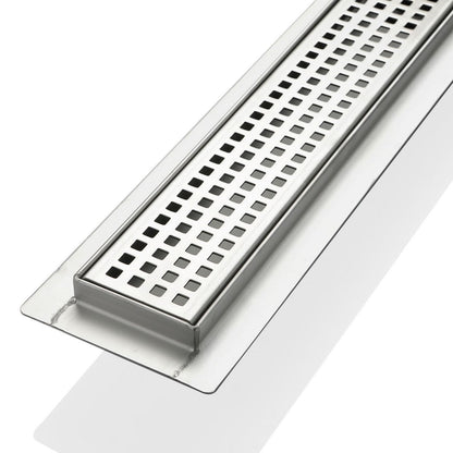 Kube Bath 36" Stainless Steel Pixel Grate Shower Drain