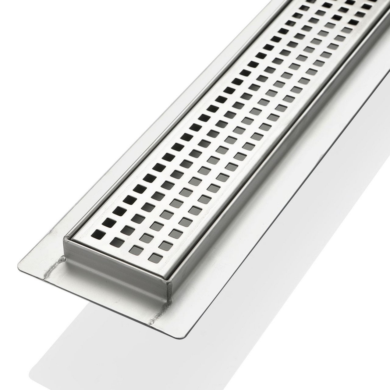 Kube Bath 48" Stainless Steel Pixel Grate Shower Drain