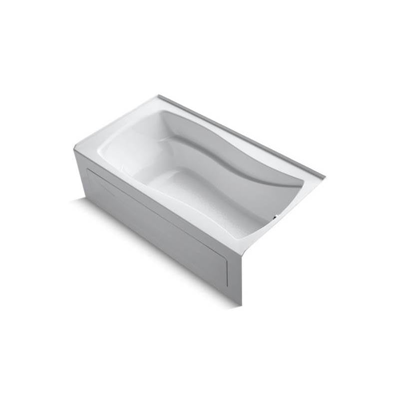 Kohler Mariposa 66" x 36" alcove bath with integral apron and right-hand drain -White
